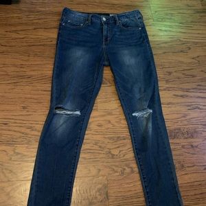Gently used ripped jeans